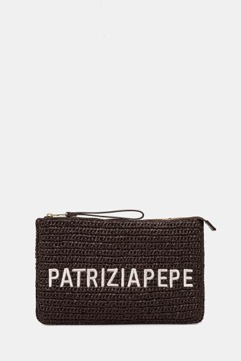 Listová kabelka Patrizia Pepe hnedá farba, 2B0134 V039