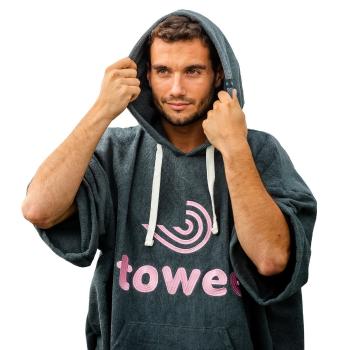 Towee Poncho Surf, roz, 80 x 115 cm