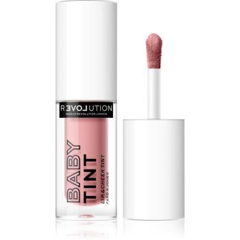 Revolution Relove Baby Tint tekutá lícenka a lesk na pery odtieň Baby 1.4 ml