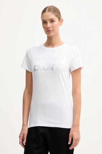 Tričko Dkny dámske, biela farba, DP5T1333