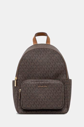 Ruksak MICHAEL Michael Kors TANNER dámsky, hnedá farba, malý, vzorovaný, 30T5GTNB2B