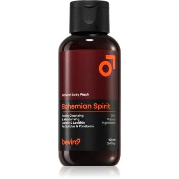 Beviro Bohemian Spirit Natural Body Wash prírodný sprchový gél pre mužov 100 ml