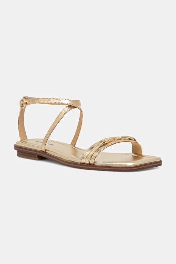 Kožené sandále MICHAEL Michael Kors Lena dámske, zlatá farba, 40S5LEFS1M.740