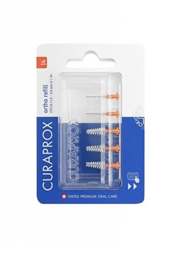 Fogköztisztító kefe CURAPROX Regular Refill CPS 14 - narancssárga, 5 db