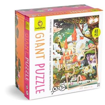 Ludattica Obrie podlahové puzzle Zámok, 48 dielikov (74860)