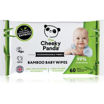 Cheeky Panda Bamboo Baby Wipes vlhčené ubrousky pro děti z bambusu 60 ks