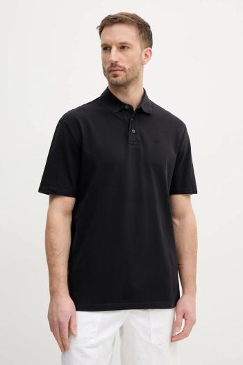 Bavlnené polo tričko Armani Exchange pánske, tmavomodrá farba, jednofarebné, XM000509 AF13055