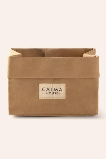 Skladovací box Calma House Paper béžová farba