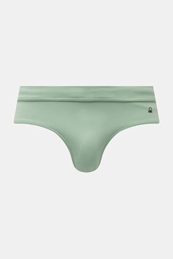 Plavky United Colors of Benetton zelená farba, 3L036S004