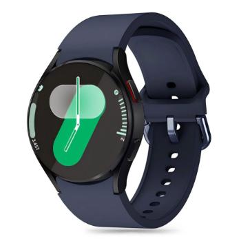 Tech-Protect Silicone remienok na Samsung Galaxy Watch 4 / 5 / 5 Pro / 6 / 7 / FE, navy blue