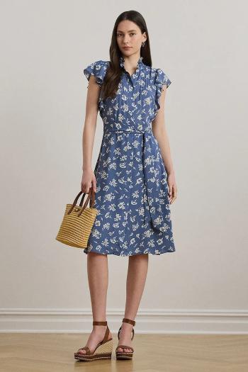 Šaty Lauren Ralph Lauren midi, rovný strih, 200970726