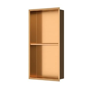 Vstavaná polička SAT Aurum ružovozlatá 33x63 cm SATAURN6030SBRG