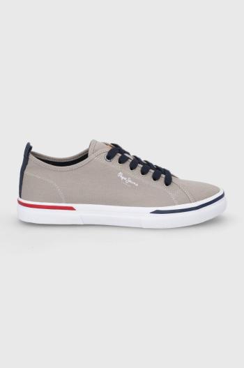 Tenisky Pepe Jeans Kenton Smart 22 pánske, hnedá farba