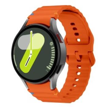 4wrist Curea din silicon pentru Samsung Galaxy Watch 7 - Orange