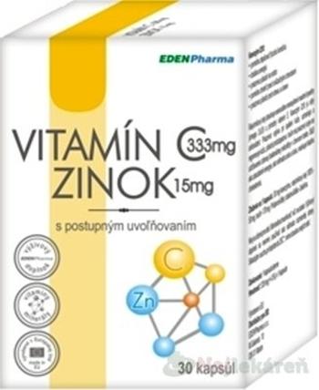 EDENPharma VITAMÍN C + ZINOK, 30 ks