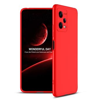 360° Ochranný kryt Xiaomi Redmi Note 12 5G červený