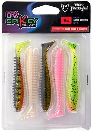 Gumicsali FOX Rage Spikey Shad Ultra UV 6cm Mixed Colours 5 db