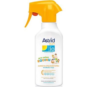 ASTRID SUN Rodinné mlieko na opaľovanie spray SPF 30 300 ml (8592297002697)