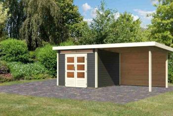 Drevený záhradný domček KANDERN 6 s prístavkom 320 Lanitplast