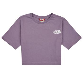 The North Face  Girls S/S Crop Simple Dome Tee  Tričká s krátkym rukávom Fialová