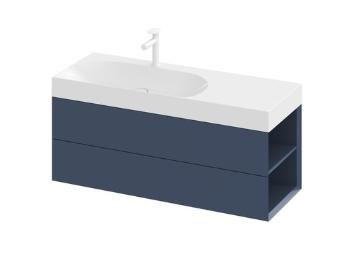 Skrinka pod umývadlo bez umývadla Ravak Lite 120x43x45 cm deepsea blue X000001893