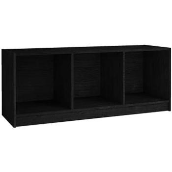 SHUMEE čierny 104 × 33 × 41 cm masívne borovicové drevo (809964)