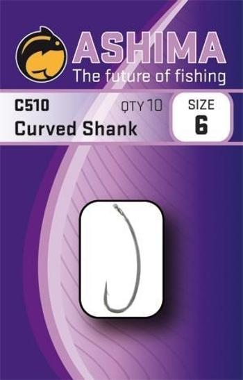 Ashima Háčky C510 Curved Shank 10ks - vel. 8,Ashima Háčky C510 Curved Shank 10ks - vel. 8
