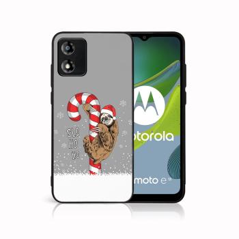 MY ART Kryt s vianočným dizajnom Motorola Moto E13 CANDY (076)