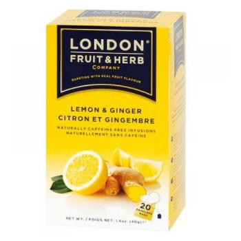 LONDON FRUIT & HERB Čaj Zázvor s citrónom 20x2 g