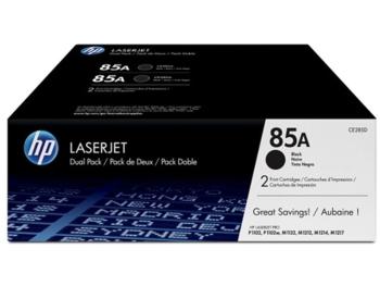 HP - HP 85A - Fekete - Dupla csomag Fekete toner