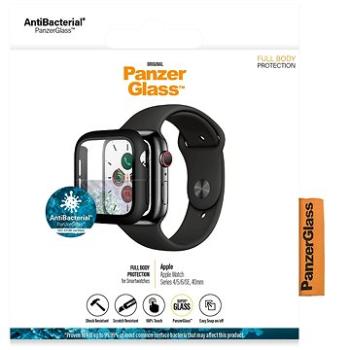 PanzerGlass Full Protection pre Apple Watch 4/5/6/SE 40 mm (čierny rámček) (3640)