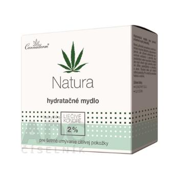 Cannaderm NATURA hydratačné mydlo