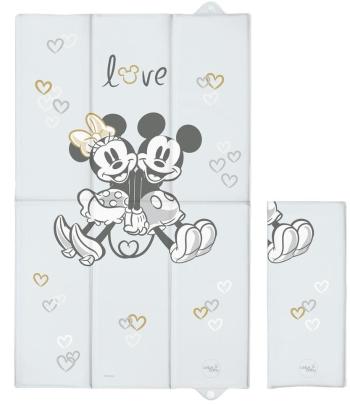 Pelenkázó alátét CEBA BABY pelenkázó alátét utazáshoz 50 × 80 cm, Disney Minnie & Mickey Grey