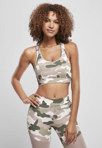 Urban Classics Ladies Tech Mesh Bra duskrose camo - L