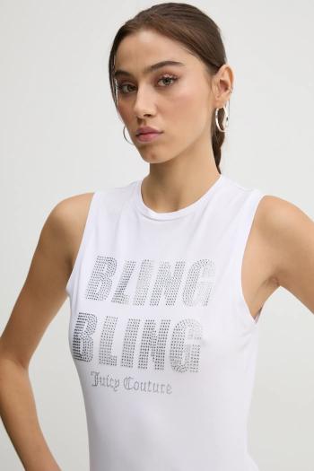 Top Juicy Couture dámsky, biela farba, JCBLV125866
