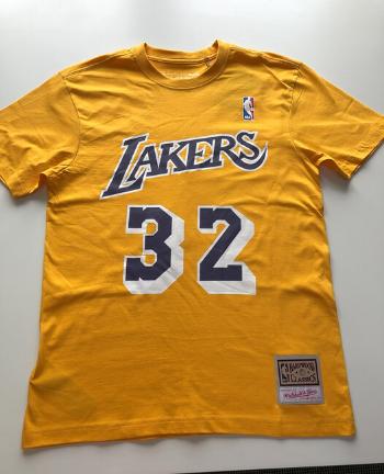 Mitchell & Ness NBA N&N Tee Los Angeles Lakers Magic Johnson #32 yellow - M