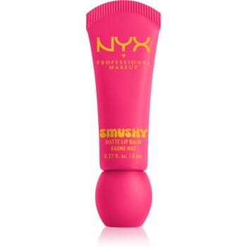 NYX Professional Makeup Smushy Matte Lip Balm ajakbalzsam matt hatással árnyalat Sweet Smack 8 ml