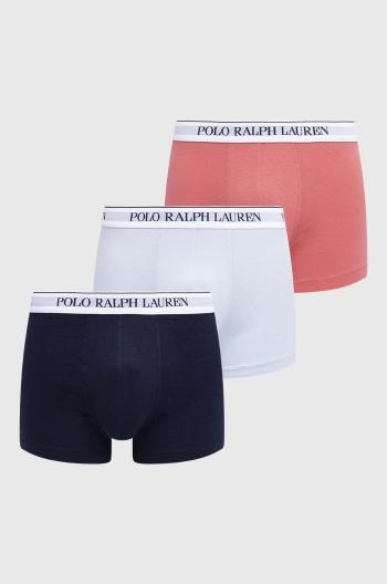 Boxerky Polo Ralph Lauren 3-pak pánske,ružová farba,714830299