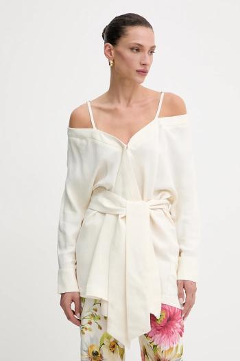 Blúzka Marciano Guess GRETA béžová farba, jednofarebná, 5GGH37 7316A
