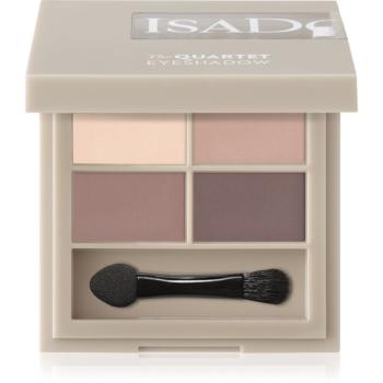 IsaDora The Eyeshadow Quartet paletka očných tieňov odtieň 01 Muddy Nudes 3.5 g