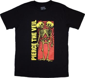 Pierce The Veil Tričko Wavy Skeleton Unisex Black L