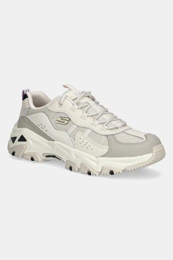 Topánky Skechers D'Lites Hiker dámske, béžová farba, 180128