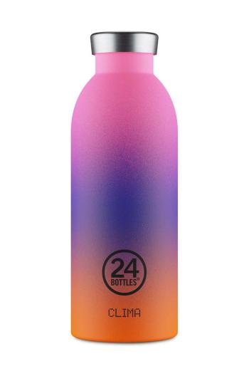 Termo fľaša 24bottles Clima Bottle 500ml Sundown fialová farba, Clima.050.Sundown