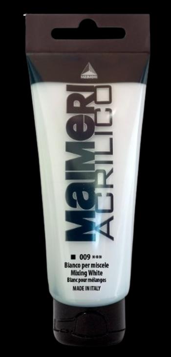 MAIMERI ACRILICO - Akrylové farby 009 - mixing white, 0,075 L