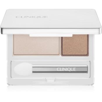 Clinique All About Shadow™ Duo duo očné tiene odtieň Ivory Bisque/Bronze Satin - Shimmer 1,7 g