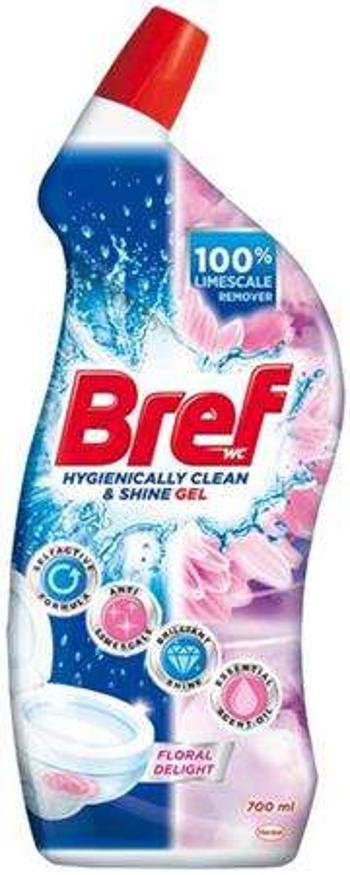 BREF WC-tisztítógél, 700 ml, BREF, virág