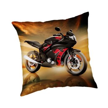 Gyerek párna 40x40 cm Motorbike "Red" – Jerry Fabrics