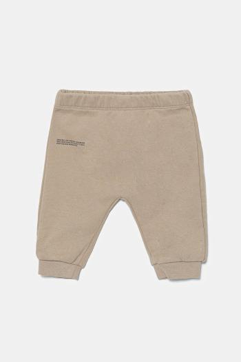 Nohavice Pangaia BABY 365 MIDWEIGHT TRACK PANTS béžová farba, jednofarebné, 10000656