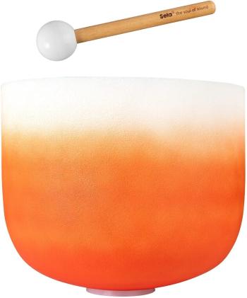 Sela Crystal Chakra Spievajúca miska 13" Orange