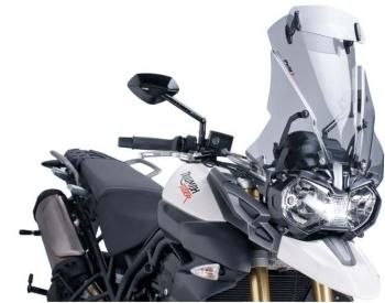 Motor plexi PUIG TOURING kiegészítő füstszínű plexi, TRIUMPH Tiger 800-hoz (2011-2017)